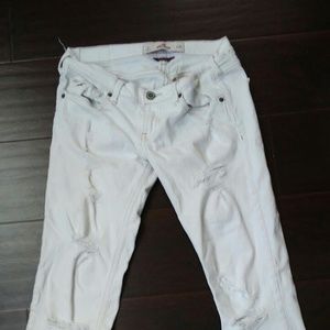 CUTE WHITE HOLLISTER JEANS